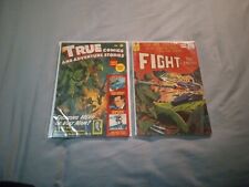 Off Brand Silver Age War Comics Lot Of 2 Key Issue True #1 And Fight #2 VF Rare picture