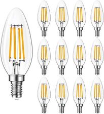 Qingmiao B11 E12 Dimmable LED Candelabra Bulbs 4W, 3000K Soft White, 12 Pack picture