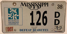 LOW 126 FIGHT DIABETES license plate Blood Sugar Glucose Type 2 Insulin Pancreas picture