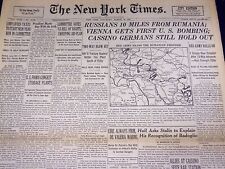 1944 MAR 18 NEW YORK TIMES - RUSSIANS 10 MILES FROM RUMANI - NT 1831 picture
