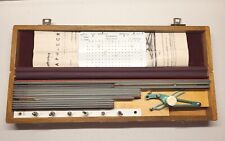 Vintage Duograph Scriber w/Case & 16 Alphabet Guides Instr. in English & German picture