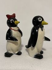 vintage salt and pepper shakers plastic Penguins picture