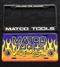 Matco Tools Racing Booster License Plate with Heavy Metal Frame picture