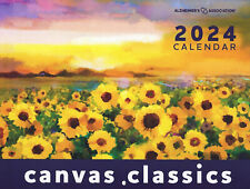 Alzheimer's Association 2024 Calendar Canvas Classics Charity picture