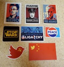 Jimmy Dore Inspired Sticker Lot of 8 oligarchy Anti War Censorship tyranny PEACE picture