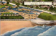 Linen PC Silver Spray Apartment Hotel with Cottages Ocean Beach, California~1574 picture