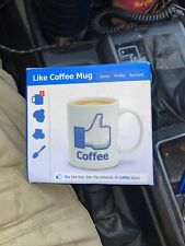 Facebook Social Media Thumbs-Up Icon Double Sided Ceramic Coffee Mug Cup In Box  picture