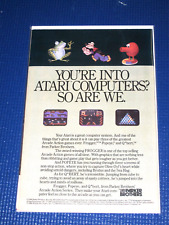 FROGGER Q Bert Popeye Parker Brothers Multi Atari INTV Original Vintage Print Ad picture