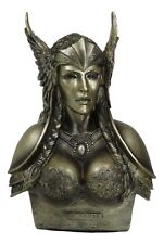 Ebros Norse Viking Mythology Poetic Edda Goddess Valkyrie Bust Statue 11