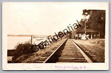 Real Photo Depot & Steam Loco Silver Lake Association New York NY RP RPPC D90 picture