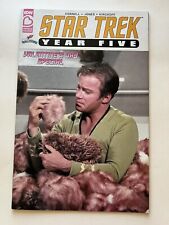 STAR TREK YEAR FIVE #1 VALENTINE’S DAY SPECIAL GALAXYCON PHOTO VARIANT SHATNER picture