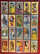 MAGICAL WORLD OF DISNEY BROOKE BOND TEA-FULL 25 CARD SET-MICKEY MOUSE-NRMINT+ picture