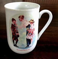 Set of Four Norman Rockwell Museum Collection Cups/Mugs Vintage 1986 Japan picture