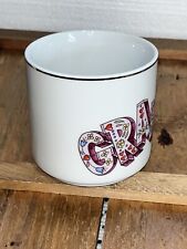 Vintage Lefton 1980's Grandma Coffee Tea Mug Hand Painted Vibrant Colors picture