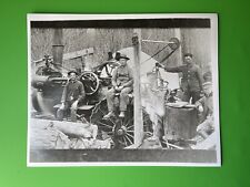 Vintage Steam Tractor - 16” X 20” Silver Gelatin Photograph picture