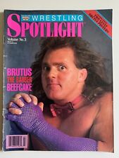 WWE WWF Wrestling Spotlight Volume 3 Brutus The Barber Beefcake Magazine 1989 picture