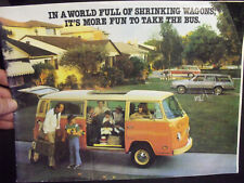 1979 Volkswagon Bus Campmobile brochure: In A World Full of Shrinking Wagons... picture