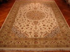 10X14 SILK&WOOL RUG----IVORY--FREE SHIPPING PIX-3258 picture