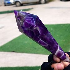 132gNatural Dream Amethyst Quartz Crystal Single End Magic Wand Targeted Therapy picture