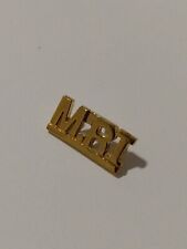 MRI Gold Tone Letters Lapel Tack Pin picture