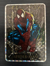 Spider-Man Vintage 1990s Foil Prism Vending Machine Sticker Marvel Masterpieces picture