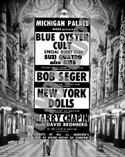 1974 Blue Öyster Cult Bob Seger Concert Michigan Theatre Detroit Ad 8x10 Photo picture