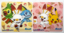 Pikachu Scorbunny Sobble Grookey Pokemon Coaster Card Baskin-Robbins Japanese picture