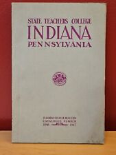 1946 State Teachers College Indiana Pennsylvania University IUP Course Catalog picture