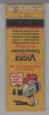 Matchbook Cover - Vicks Medicated Cough Drops Soothe Your Throat picture