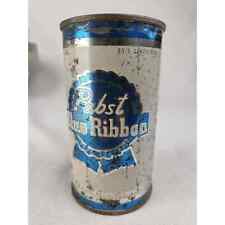 Pabst Blue Ribbon Milwaukee WIS Flat Top Beer Can EMPTY picture