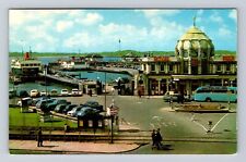 Southampton England, The Royal Pier, Steamers 60's Cars, Vintage c1970 Postcard picture