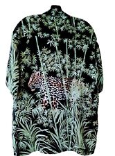 Perfect Tori Richards Silk Leopard Shirt Vintage Print picture