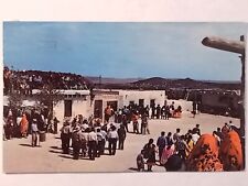 Gathering For Indian Ceremonial Dances New Mexico Postcard  picture