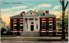 Salem Massachusetts Athenaeum Building DB Postcard  picture