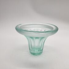 Teal Textured Glass Toothpick Holder / Mini Vase 3