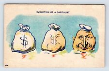 Evolution of a Capitalist Comic Series No 976 UNP DB Postcard Q2 picture
