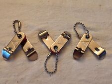 LOT OF 3 - BLATZ - MINI KEY RING - BOTTLE & CAN OPENERS – NEW OLD STOCK picture