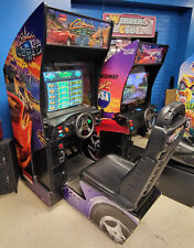 CRUISIN WORLD Sit Down Arcade Driving Racing Video Game Machine Cruisn - WORKING picture