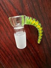 18mm 2 color Horn Bowl - VERY high quality thick glass built-in screen-ON SALE picture