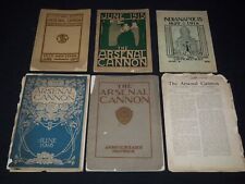 1914-1918 THE ARSENAL CANNON ANNUALS LOT OF 6 - TECH HIGH SCHOOL - O 2596G picture