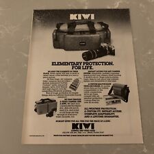 1985 Kiwi Camera And Video Bags Print Ad Original Vintage Miami Florida FL picture
