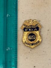 REAL AND RARE FOOD AND DRUG ADMINISTRATION FDA SPECIAL AGENT BADGE PIN picture
