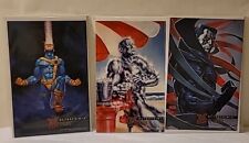 1995 Fleer Ultra X-Men Ultraprints: Lot Of 3 - Cyclops, Iceman Mr Sinister picture