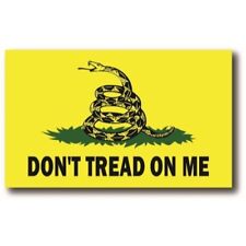 Don't Tread on Me Gadsden Flag Magnet Decal 3x5 Inches Automotive Magnet for Car picture