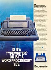 1989 Panasonic KX-W1000 Word Processing Typewriter PRINT AD  picture