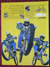 1982 MURRAY X20R BMX Racing Bike Bicycle Print Ad ~ Hottest New Bike in BMX picture