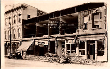 Grand Hotel Ruins Santa Barbara Earthquake California 1925 RPPC Disaster Photo picture