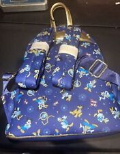 USA - Disney Parks Disney World 50th Anniversary Blue Loungefly Backpack picture