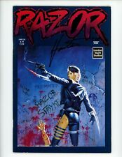 Razor #2 Comic Book 1992 FN Signed Everette Hartsoe 948 of 3000 Comic picture