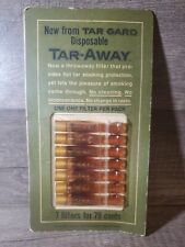 Vintage Tar Gard Disposable Tar Away Filters 7 Pack New Old Stock RARE picture
